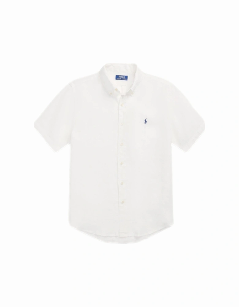 SS Linen Shirt 008 White