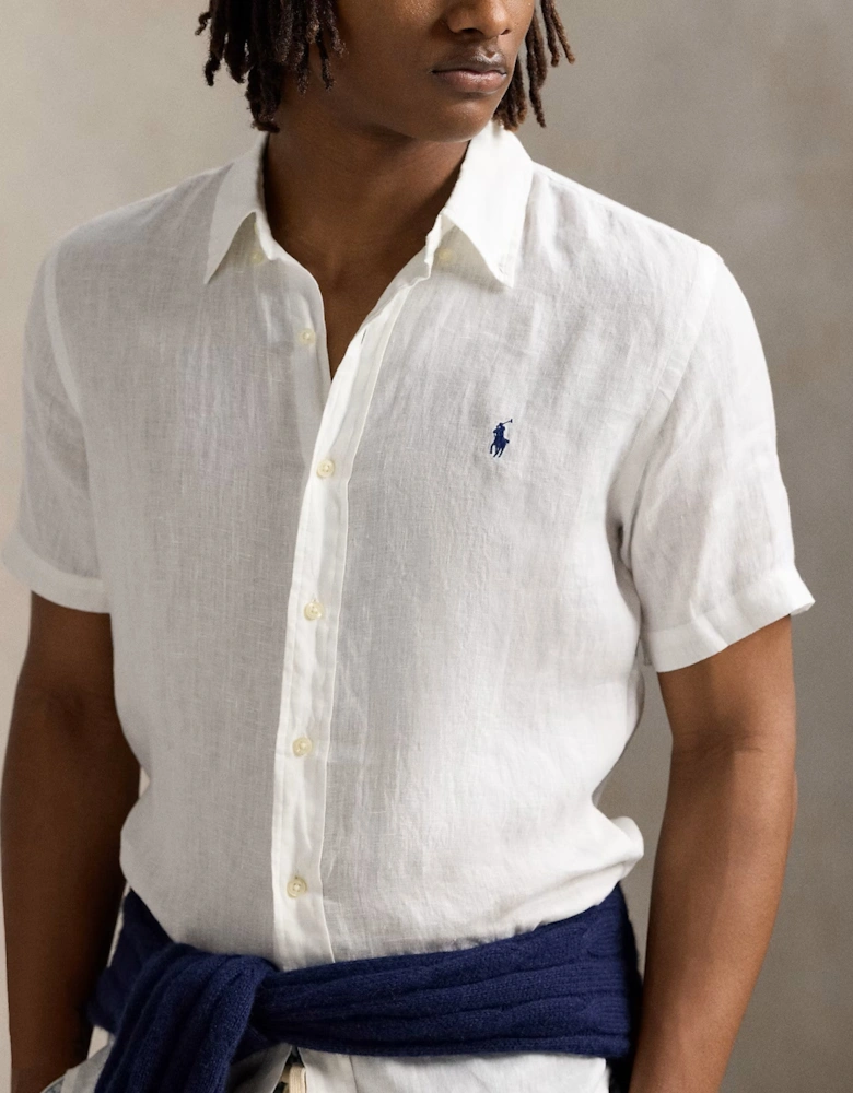SS Linen Shirt 008 White