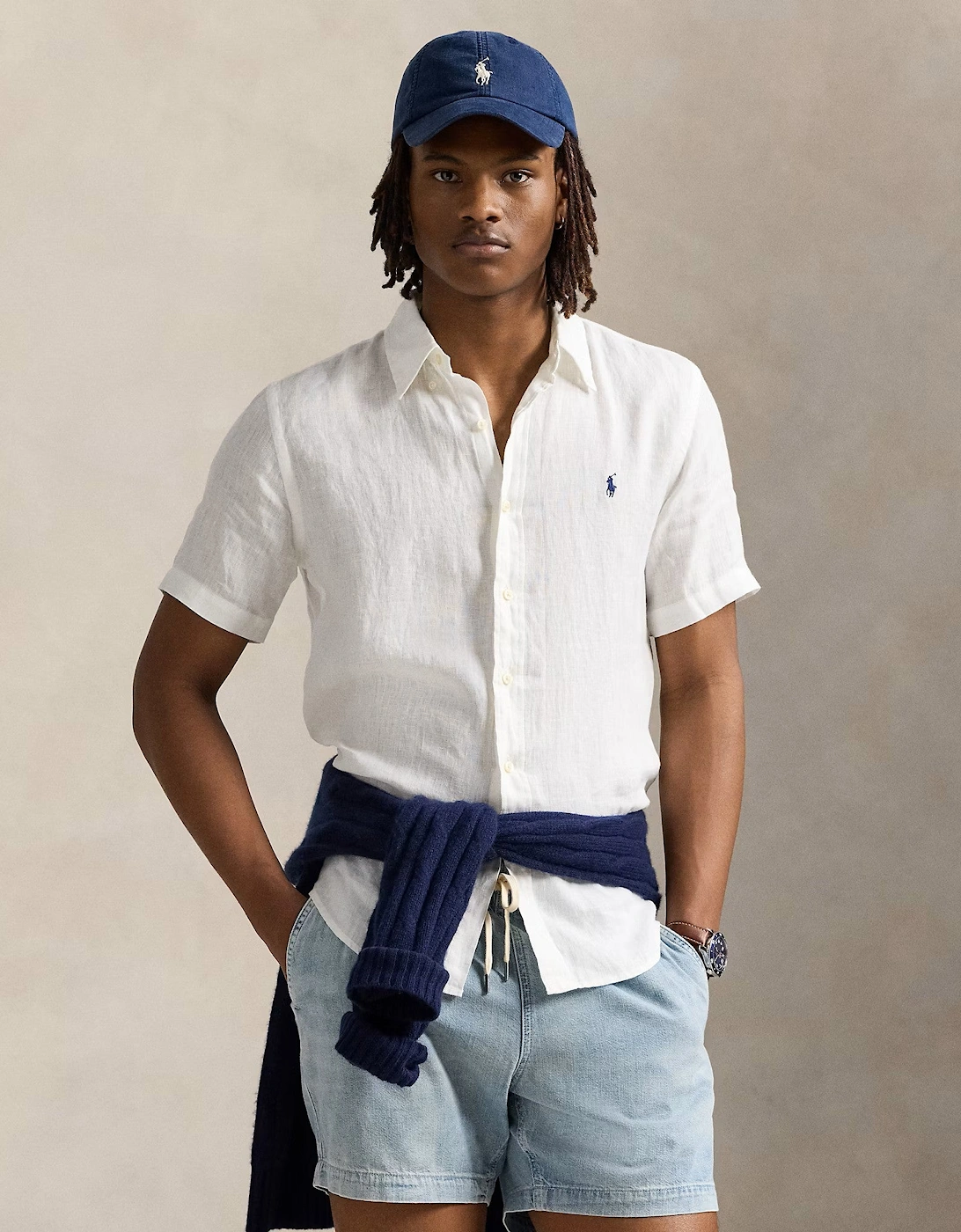 SS Linen Shirt 008 White