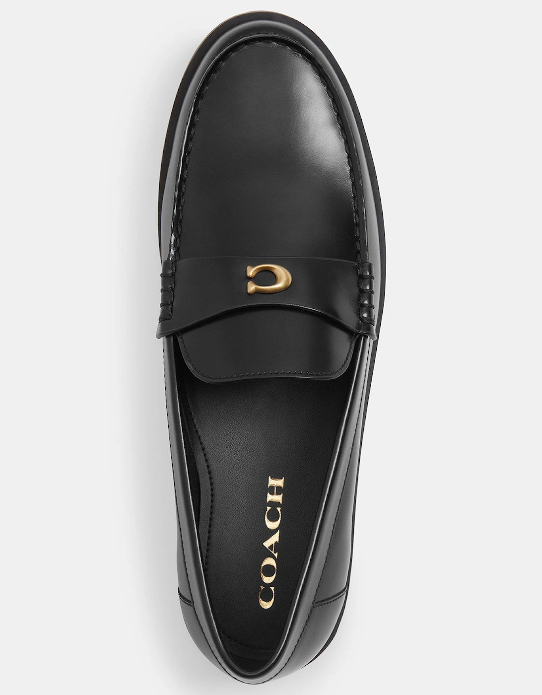 Jocelyn Leather Loafers - Black