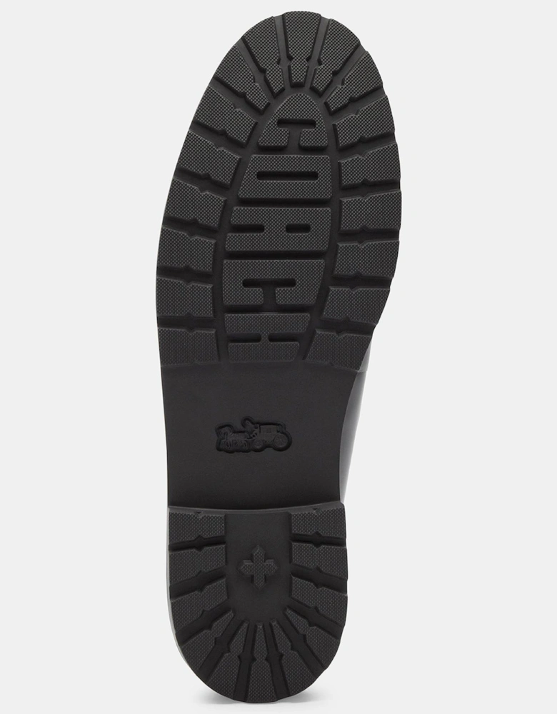 Jocelyn Leather Loafers - Black