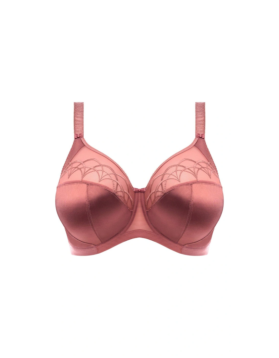 Cate Underwired Support Bra - Rosewood
