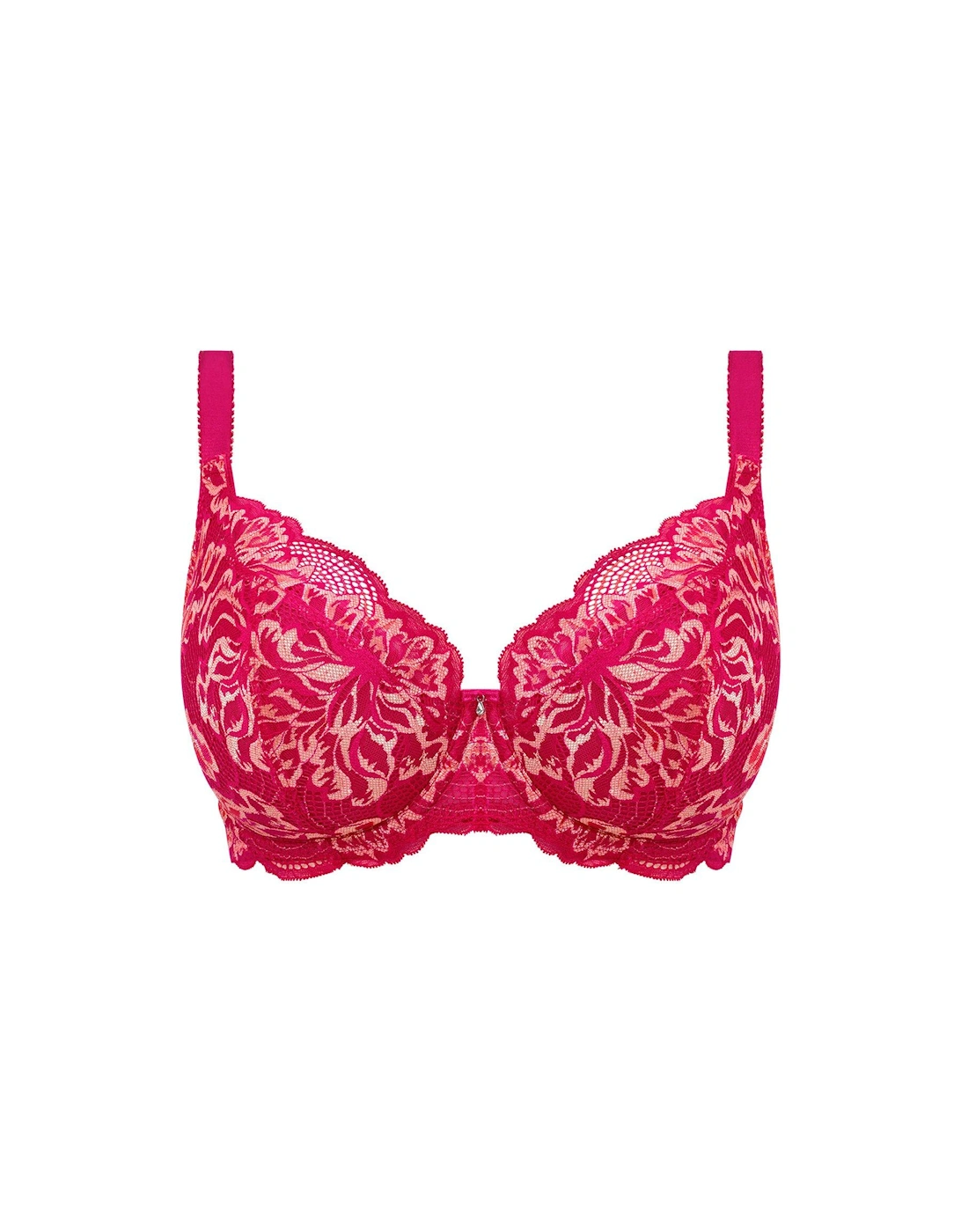 Emmaline Underwired Plunge Bra - Pink