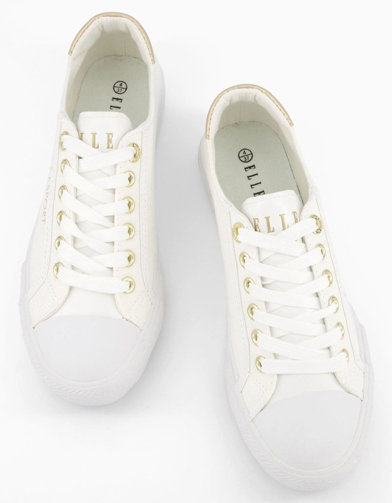 P Sport Canvas Lace Up Trainer