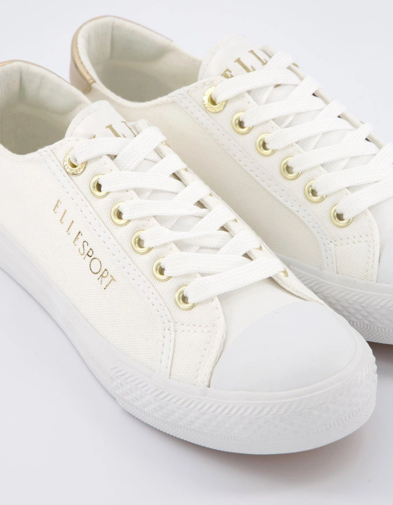 P Sport Canvas Lace Up Trainer