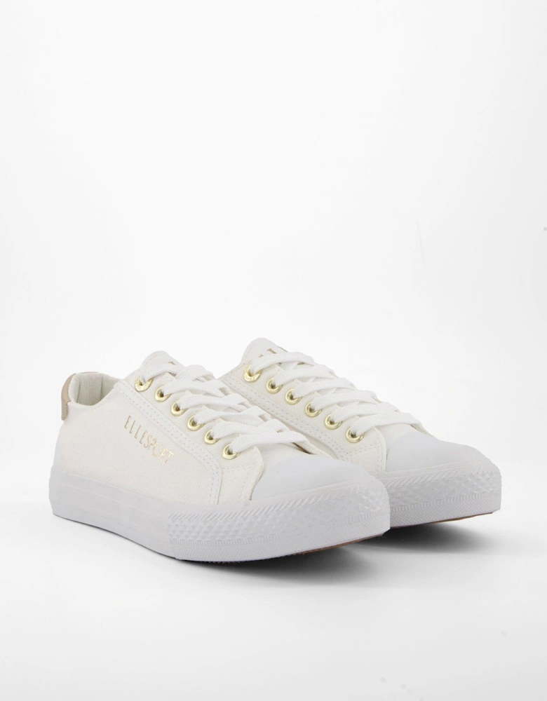P Sport Canvas Lace Up Trainer