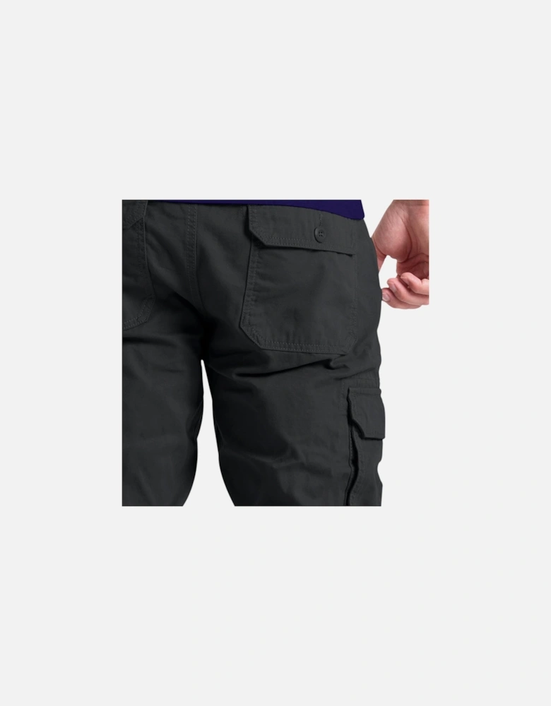Mens Cargo Combat Pants Work Trousers Regular Straight Fit Cotton Outwear Bottom