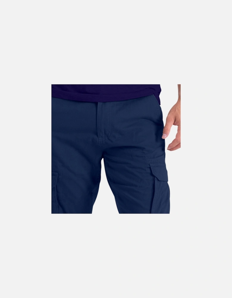 Mens Cargo Combat Pants Work Trousers Regular Straight Fit Cotton Outwear Bottom