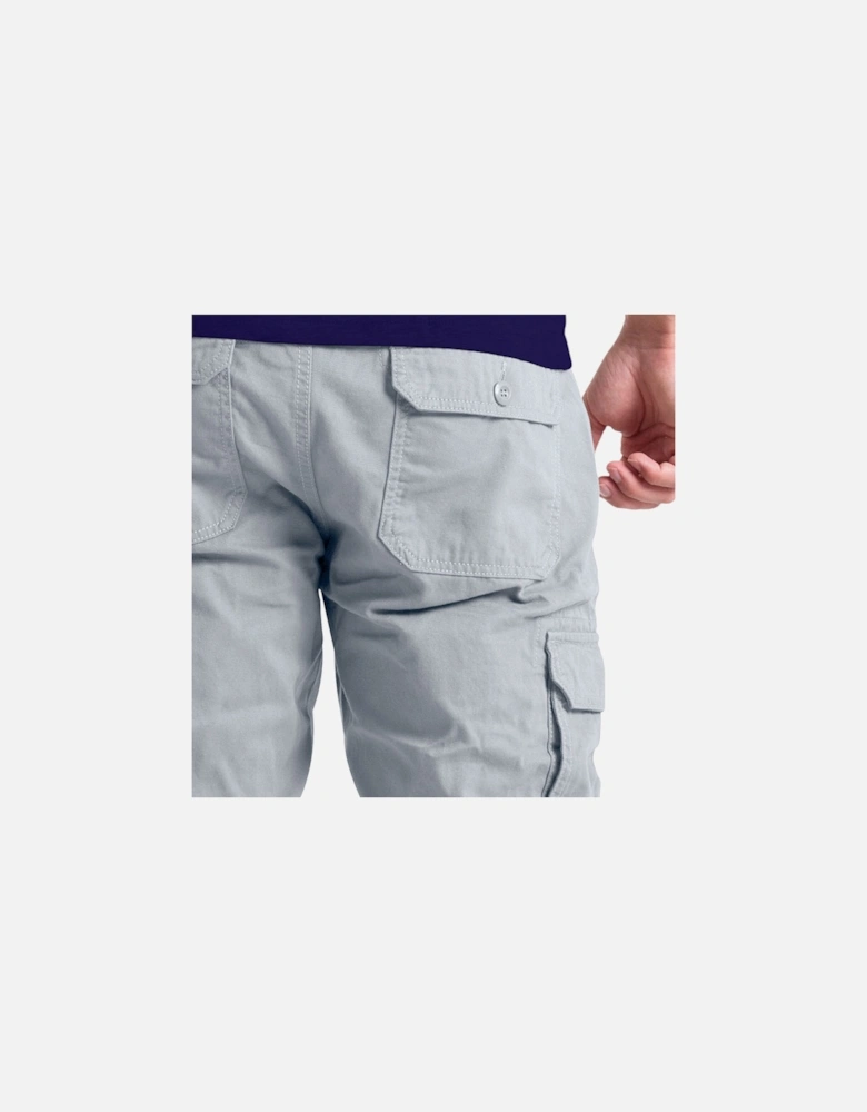 Mens Cargo Combat Pants Work Trousers Regular Straight Fit Cotton Outwear Bottom