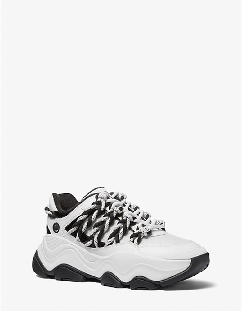 Atlas Cord Mesh and Leather Trainer