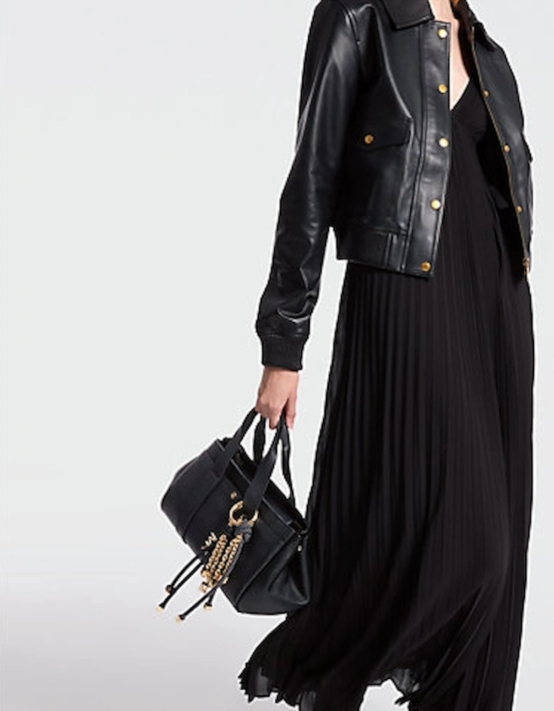 Leather Blouson Jacket