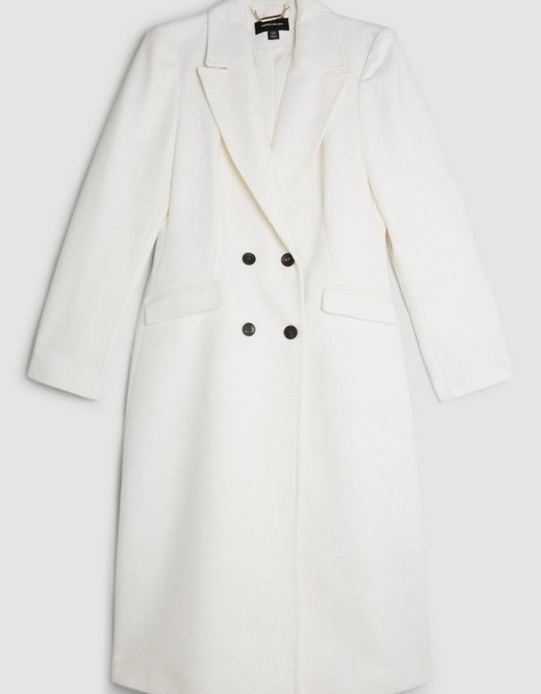 Italian Manteco Wool Fitted Coat