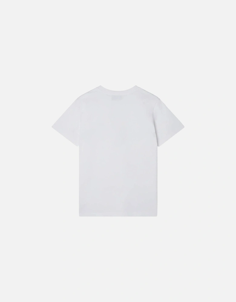Men Playful Stripes Printed T-Shirt Short Sleeve Crew Neck Tennis Tee