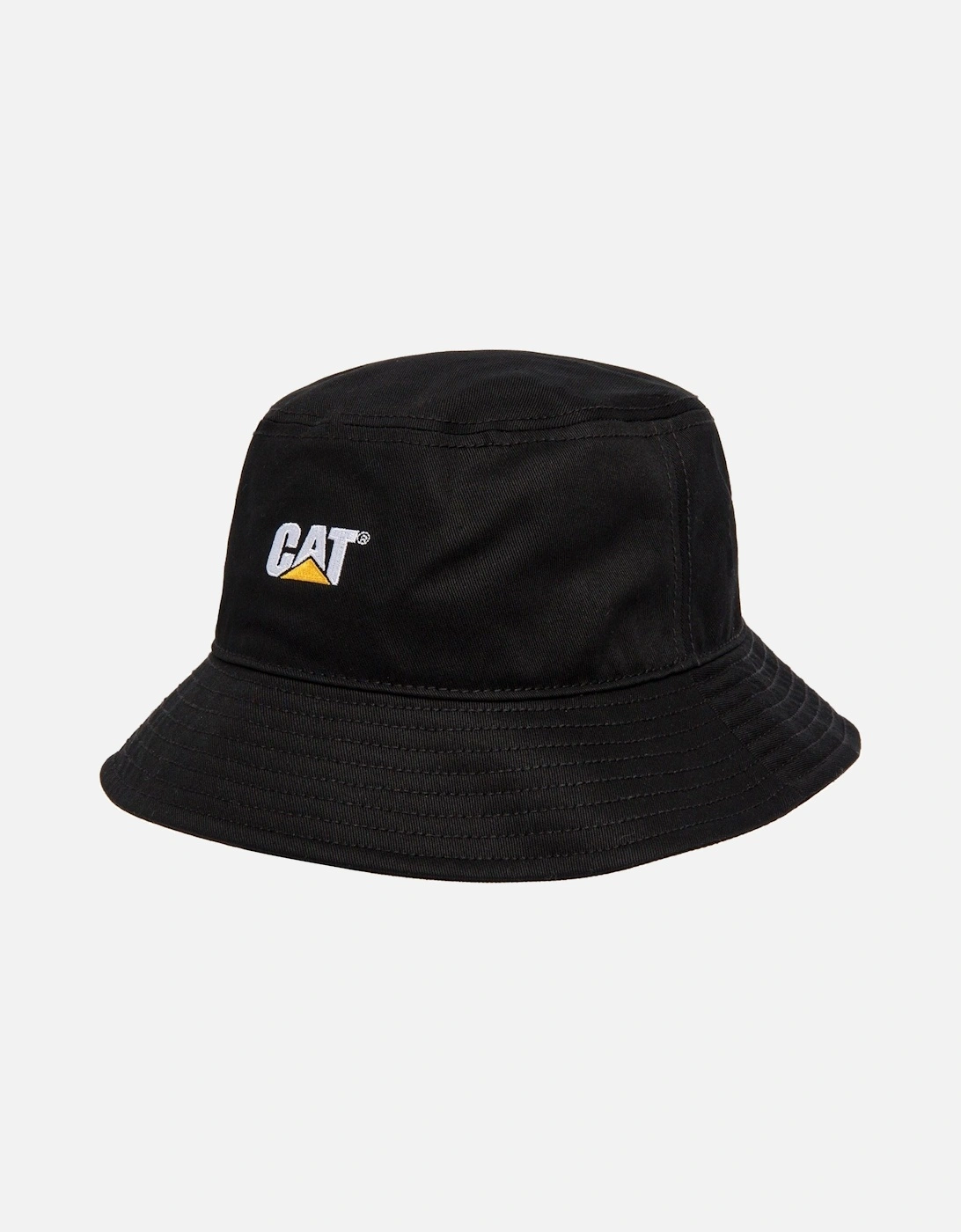 Cotton Unisex Adults Black Bucket Hat