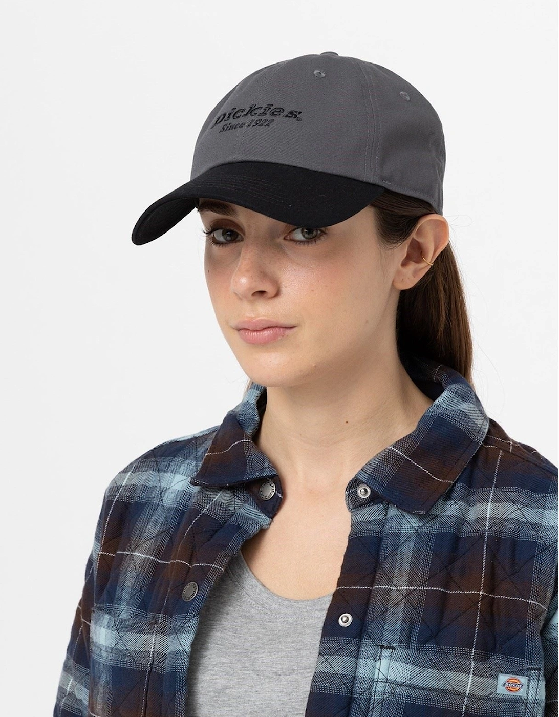 Everyday Twill Cotton Unisex Adults Grey Baseball Caps