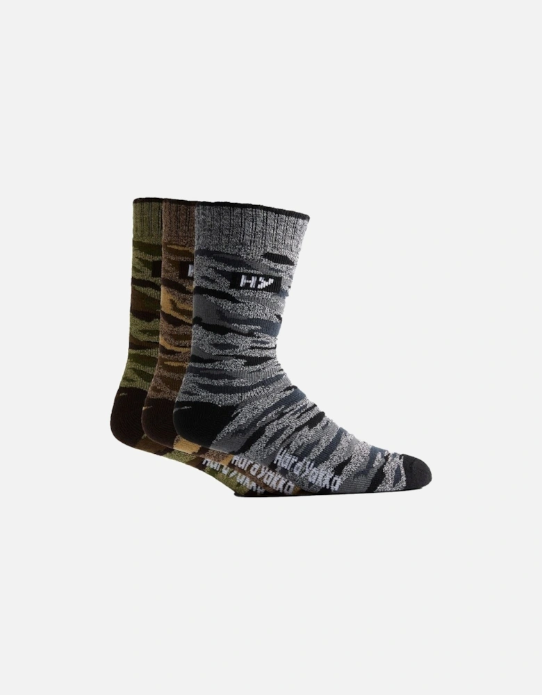 Sock & Beanie Bundle Polyester Unisex Adults Green Hats & Socks Set