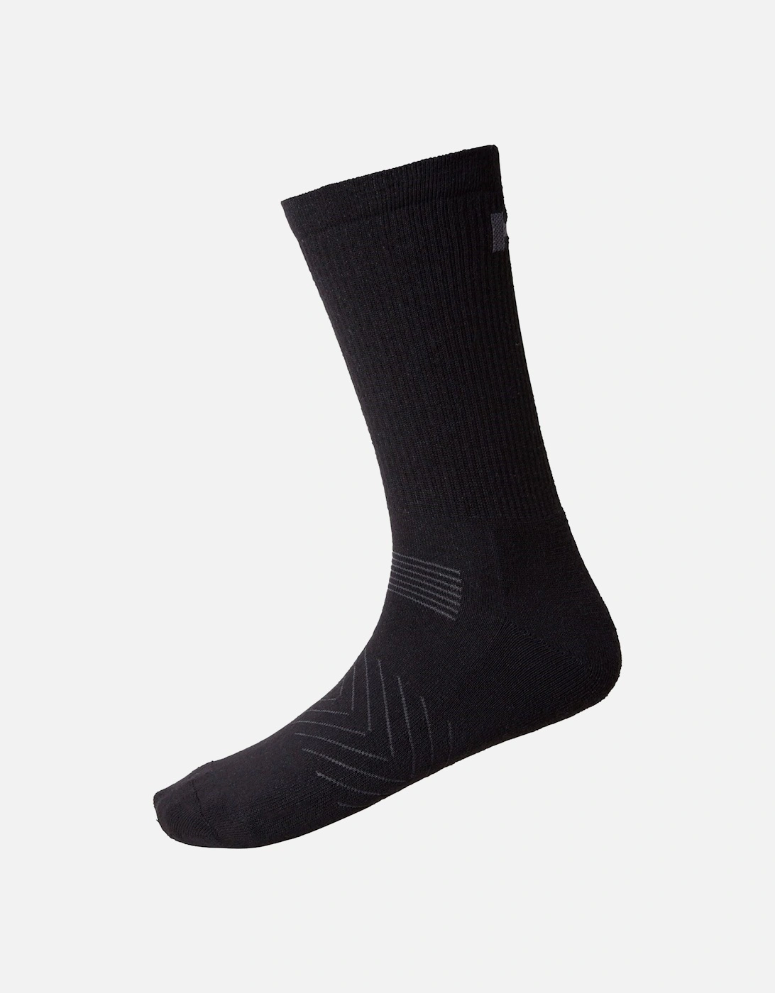 Workwear Manchester 3-Pack Cotton Men's Black Calf Socks, 2 of 1