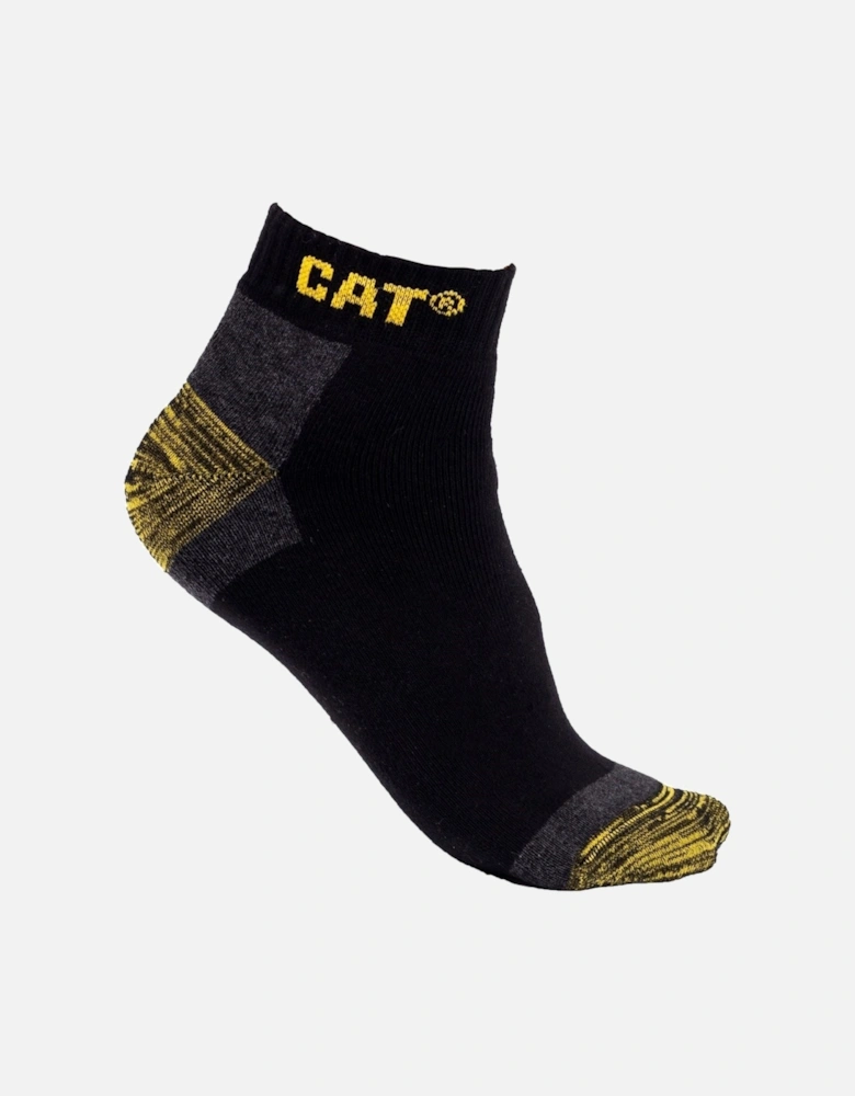 Premium Sneakers Cotton Unisex Adults Black Work Socks