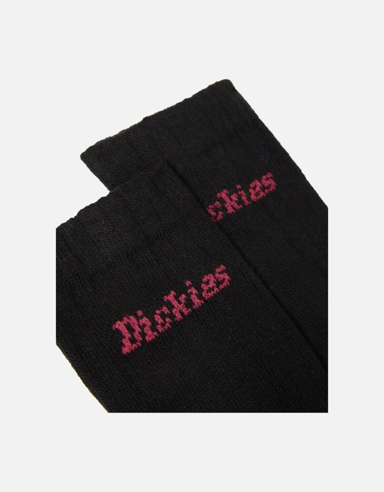 Strong Polyester Unisex Adults Black Work Socks