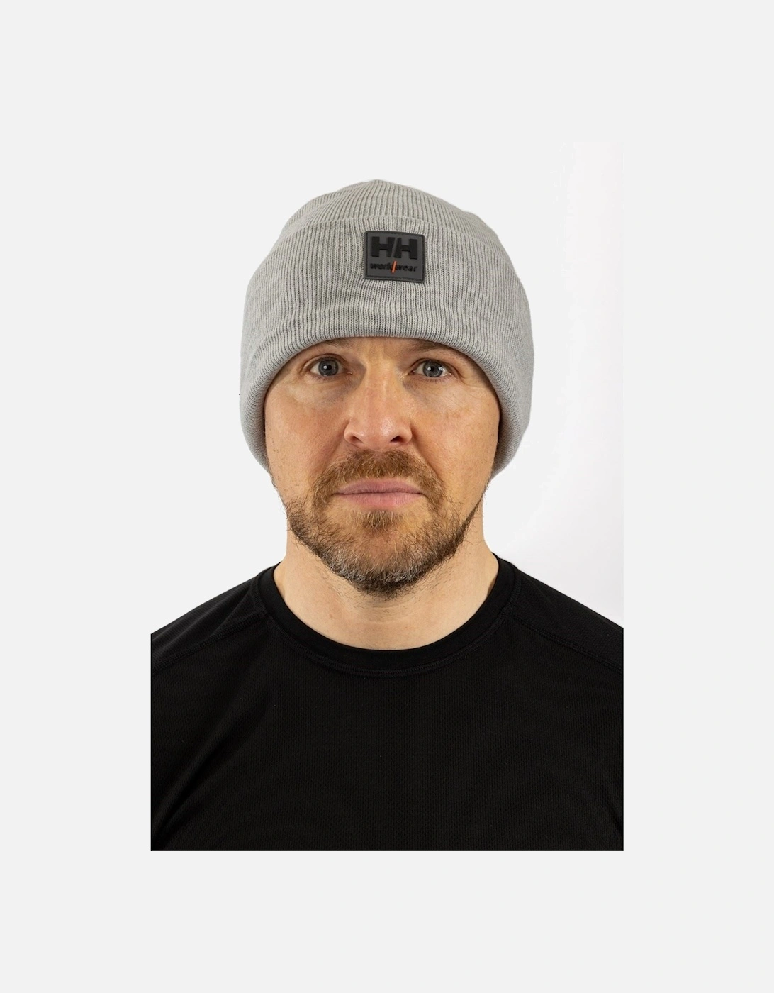 Workwear Kensington Unisex Adults Grey Beanie Hat, 3 of 2