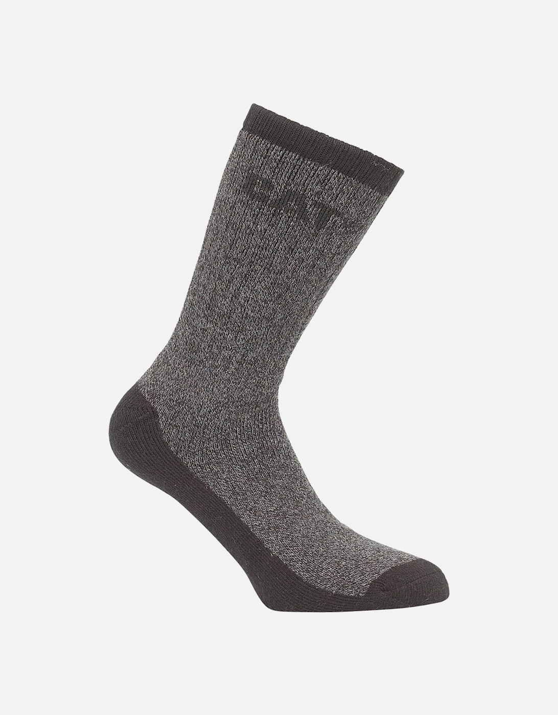 CAT Thermo Cotton Unisex Adults Black Socks - Calf, 2 of 1