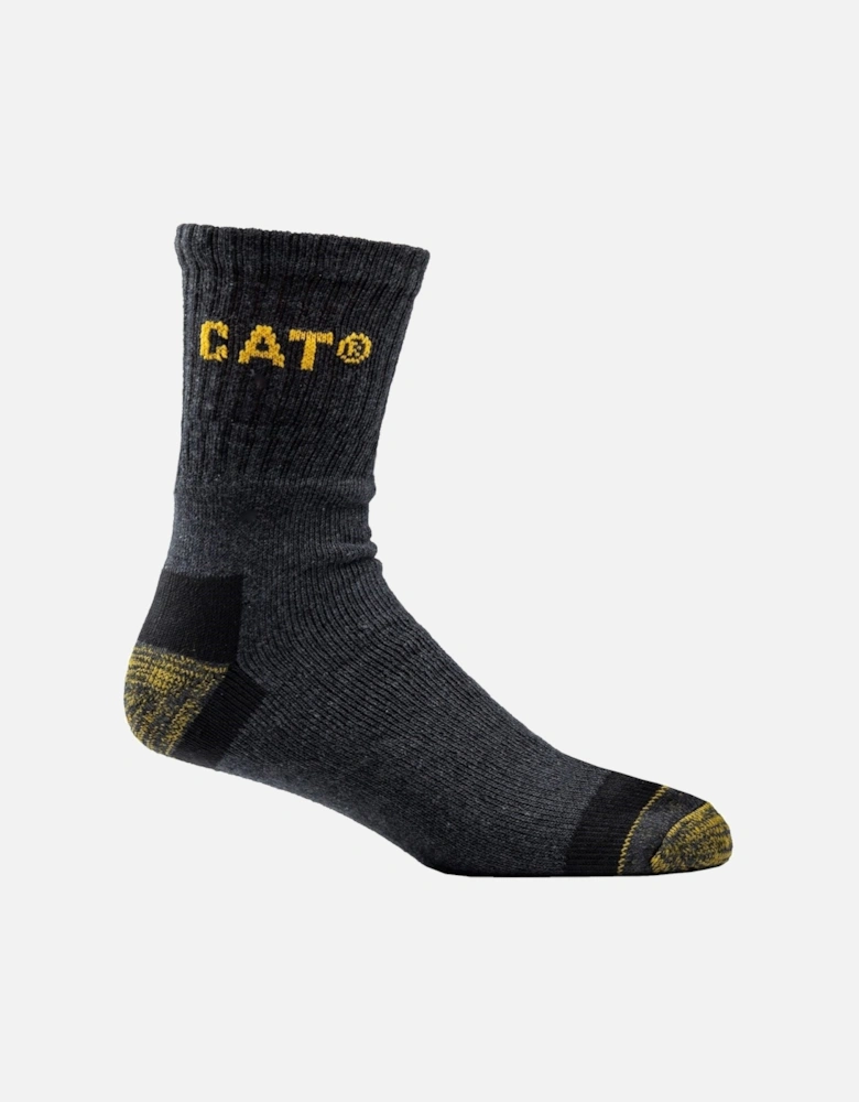 Premium Cotton Men's Grey Work Socks