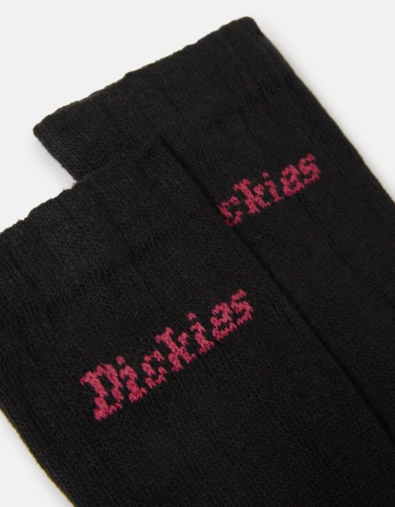 Strong Polyester Men's Black Work Socks