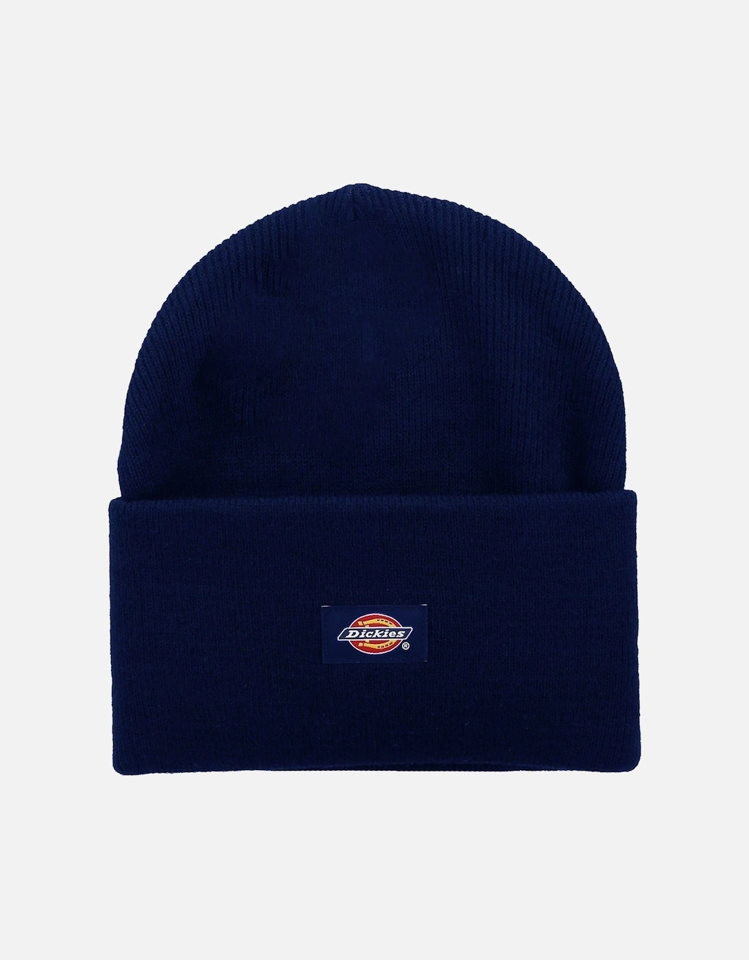 Acrylic Cuffed Unisex Adults Blue Beanie Hat