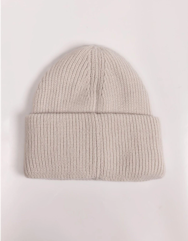 HH Box Unisex Adults White Beanie Hat
