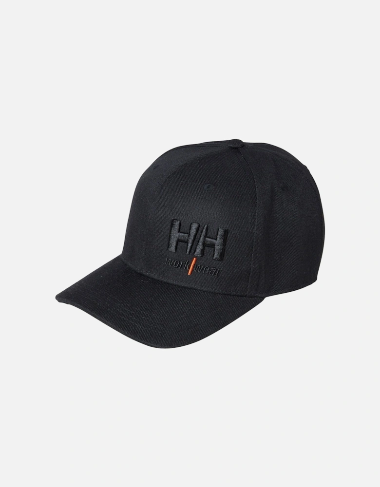 Workwear Kensington Cotton Unisex Adults Black Baseball Caps