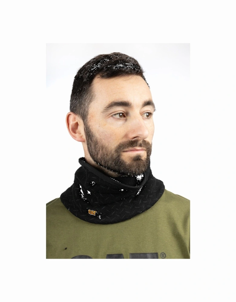 Polyester Unisex Adults's Black Neck Warmer