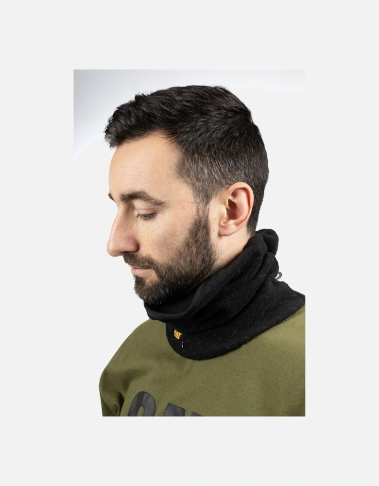 Polyester Unisex Adults's Black Neck Warmer