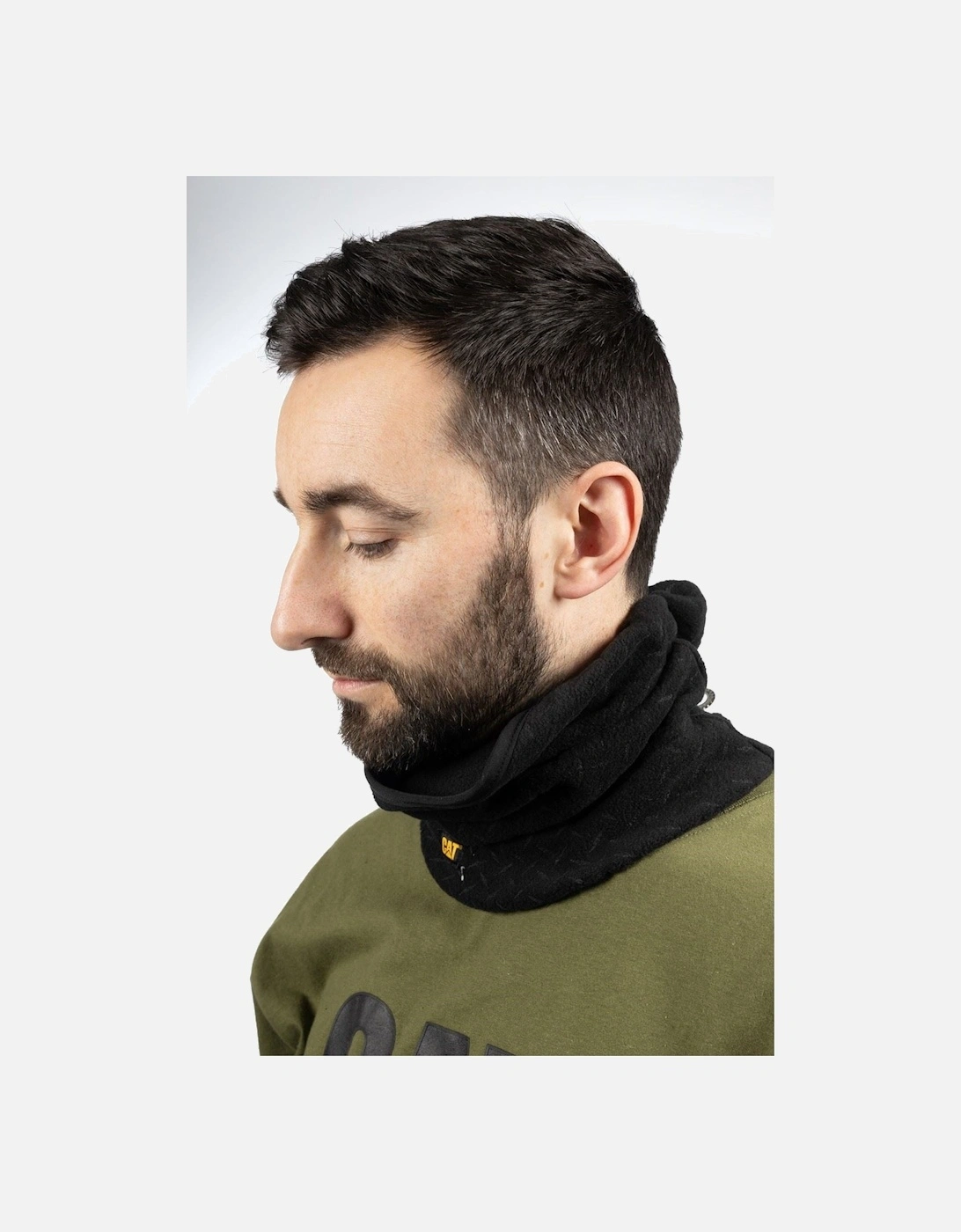 Polyester Unisex Adults's Black Neck Warmer