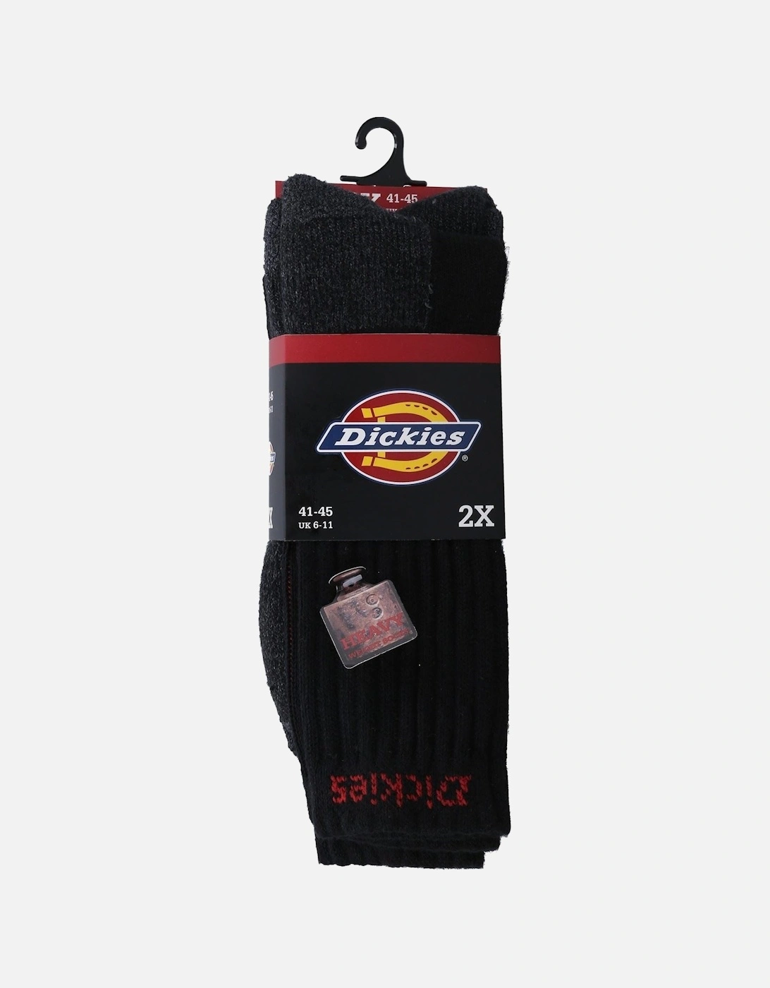 Industrial Cotton Unisex Adults Black Work Socks, 3 of 2