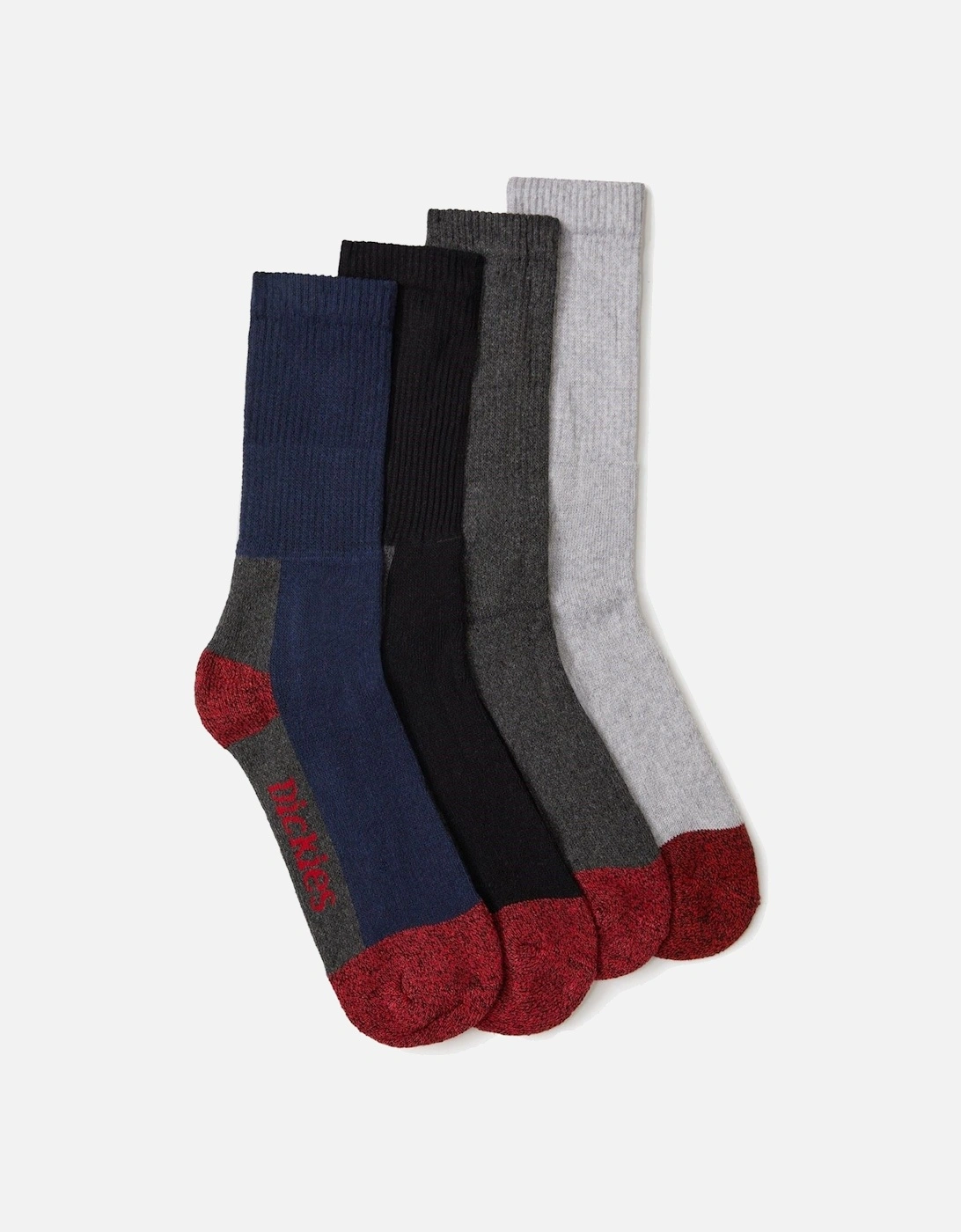 Cushion Crew Cotton Unisex Adults Multicoloured Socks - Calf, 3 of 2