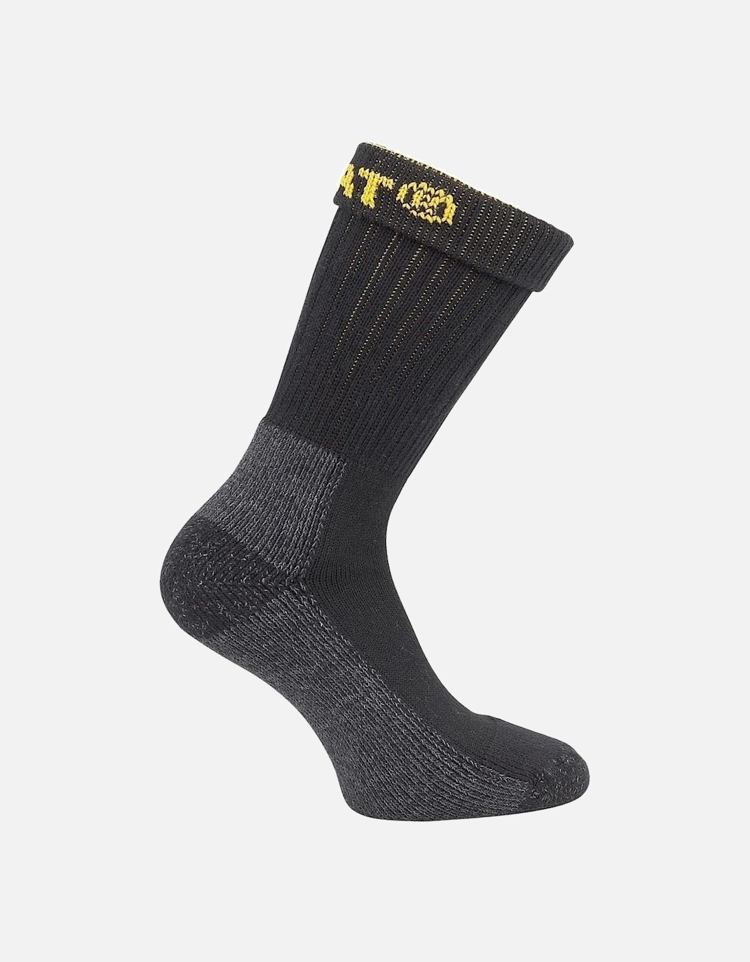 Industrial Cotton Men's Black Work Socks, 2 of 1