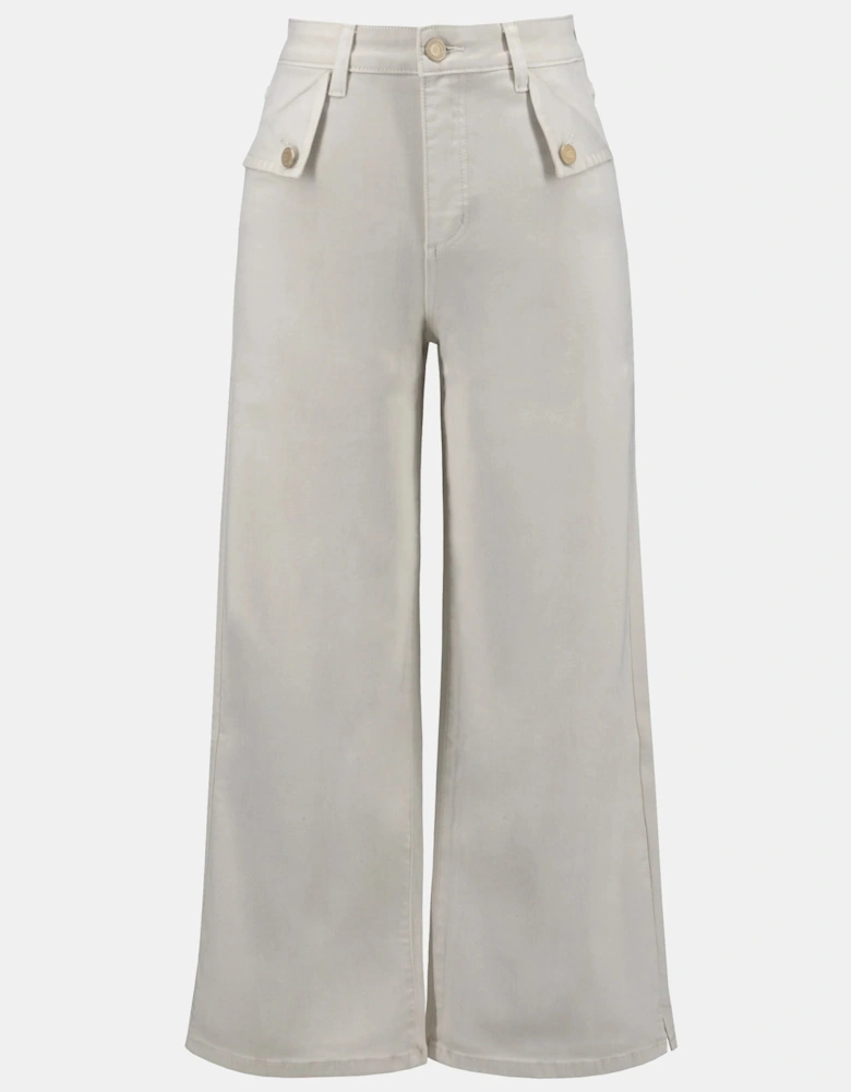 Stretch culotte jeans