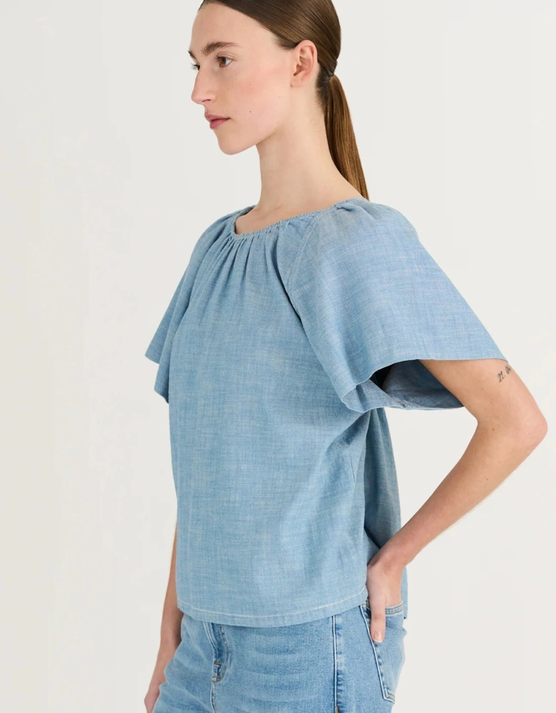 Chrissy open back top