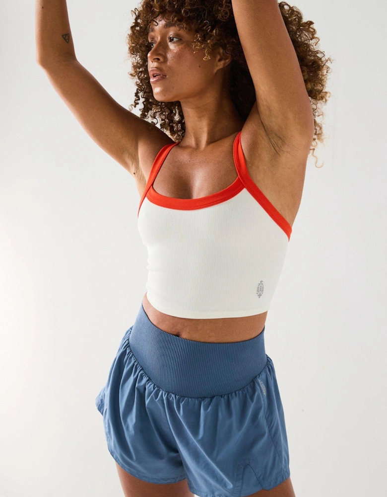 Womens Training All Clear Cami Crop - White