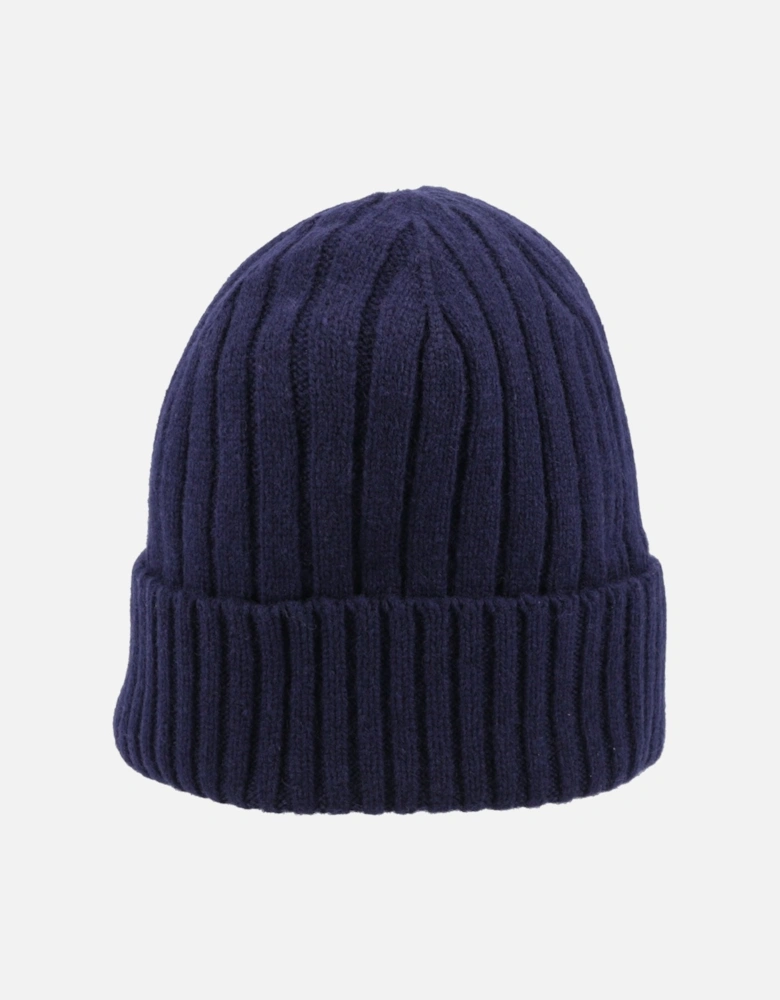 Workwear Classic Wool Cuff Unisex Adults Blue Beanie Hat