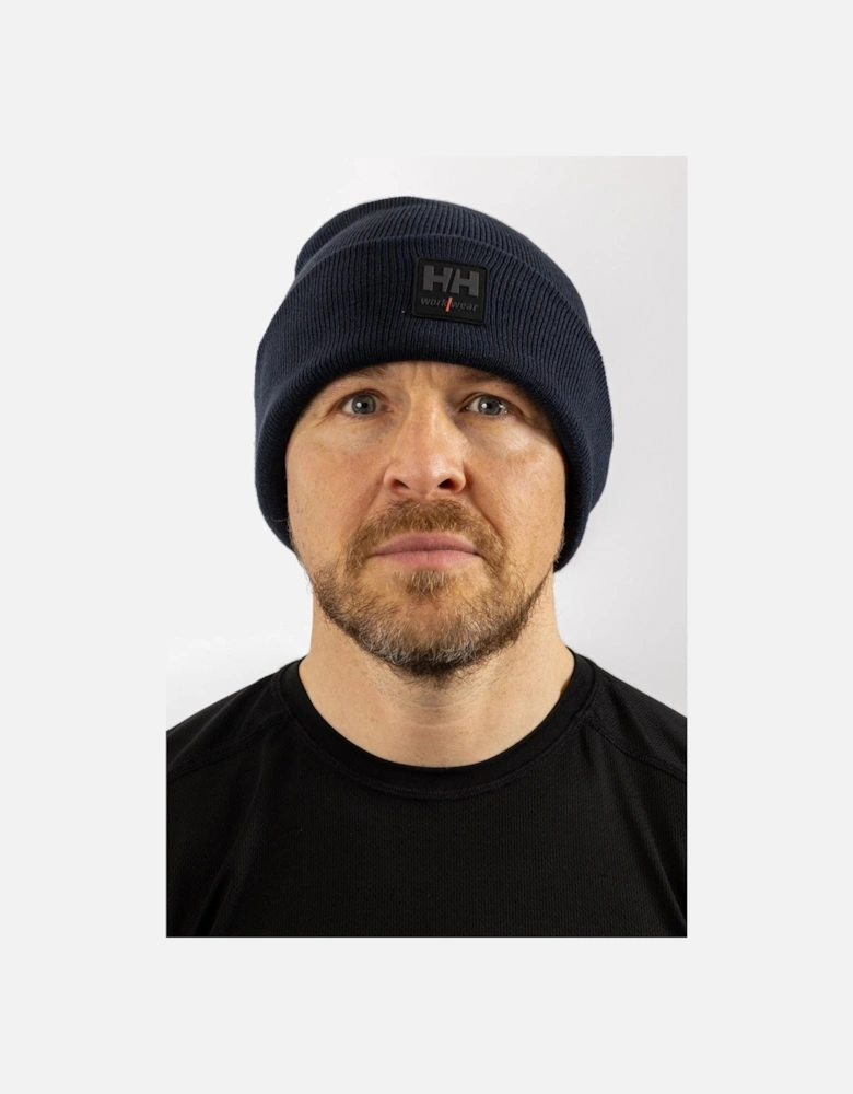 Workwear Kensington Unisex Adults Blue Beanie Hat