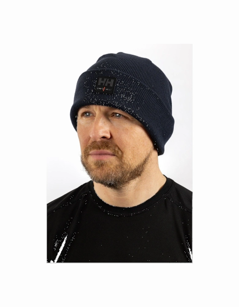 Workwear Kensington Unisex Adults Blue Beanie Hat