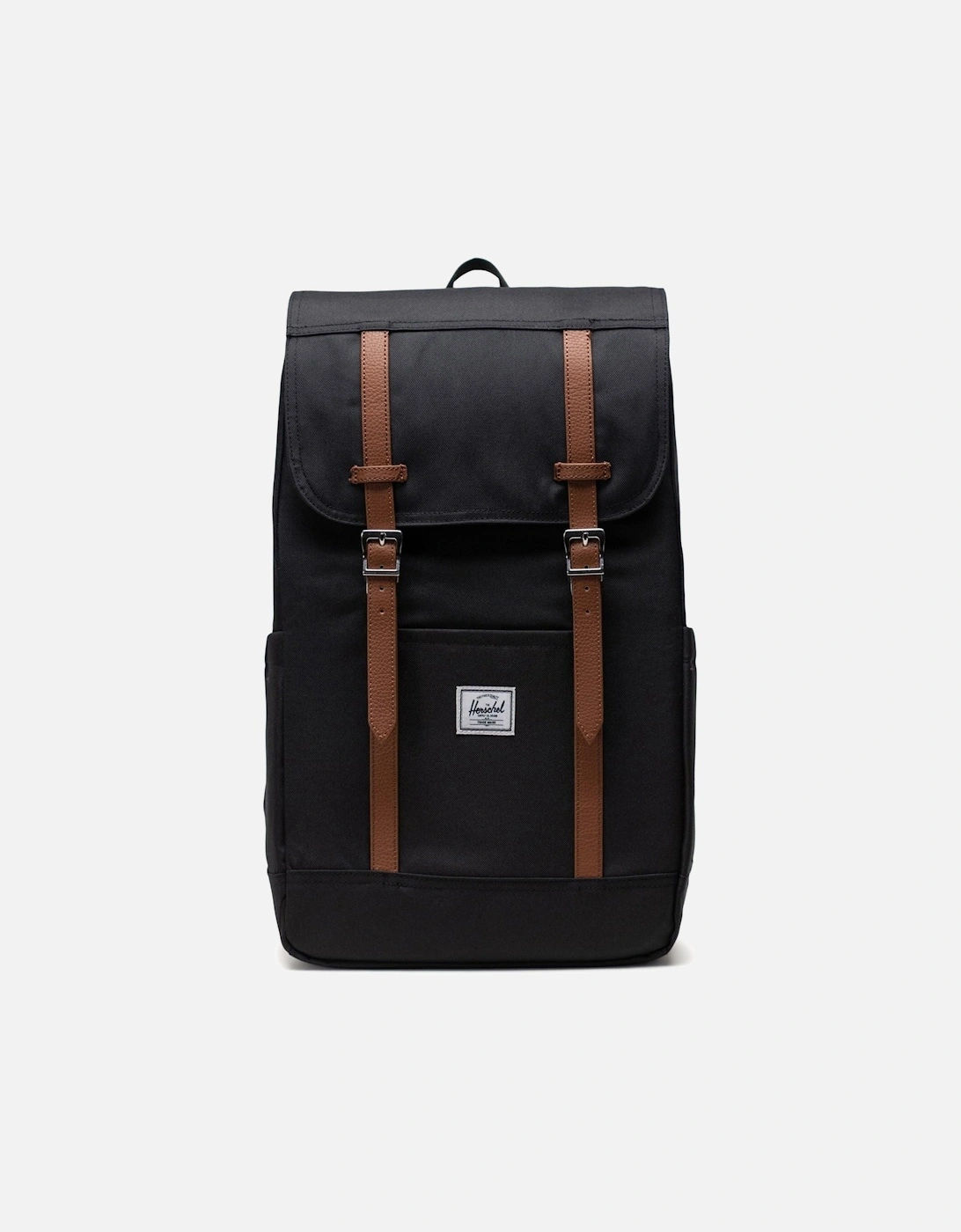Retreat Unisex Adults Black Backpack, 8 of 7