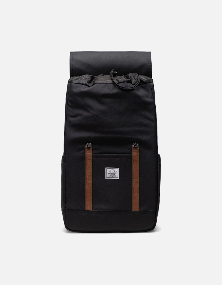 Retreat Unisex Adults Black Backpack