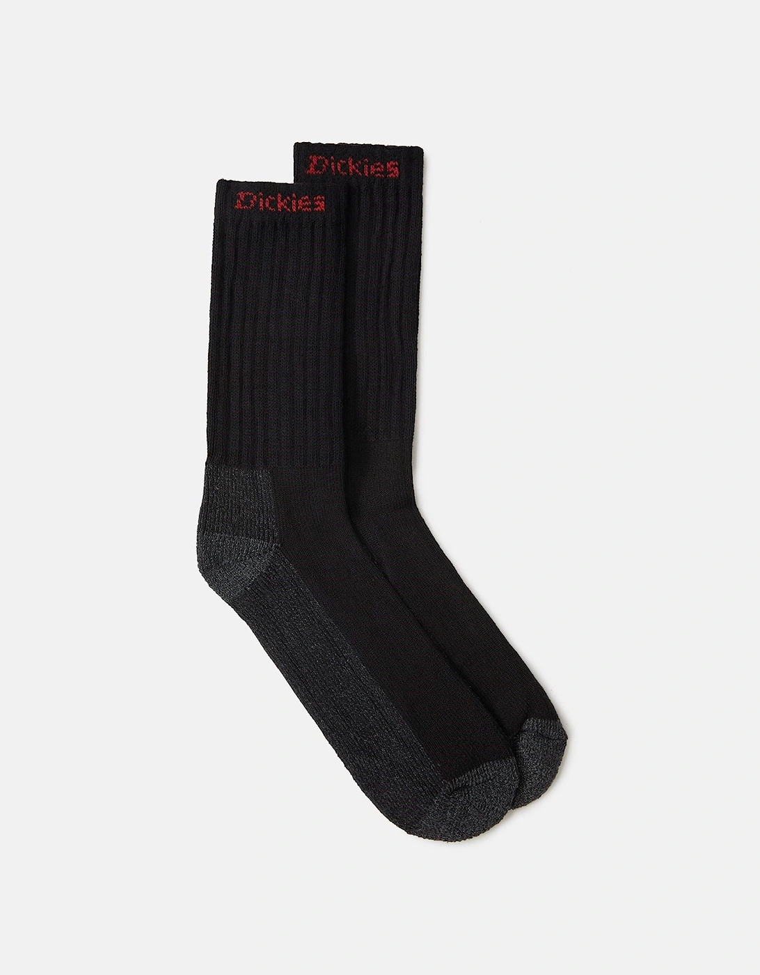 Industrial Cotton Men's Black Work Socks, 3 of 2