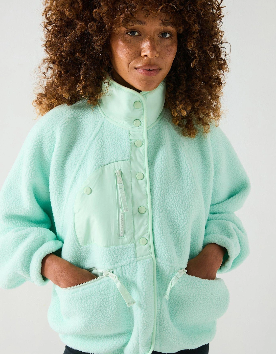 Womens Training Hit The Slopes Jacket - Green, 2 of 1