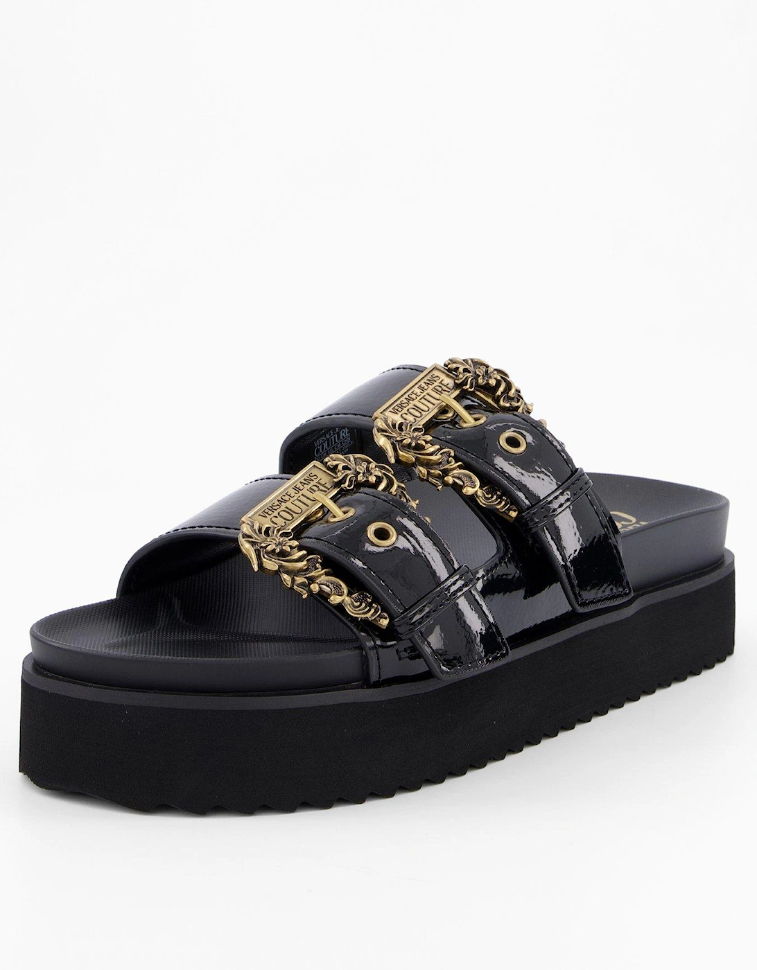 Double Strap Buckle Sandal, 2 of 1