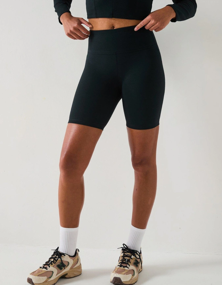 Womens Wordmark Bike Short - Black