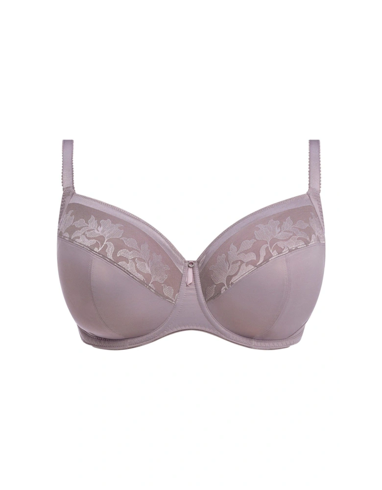Illusion Underwired Side Support Bra - Grey