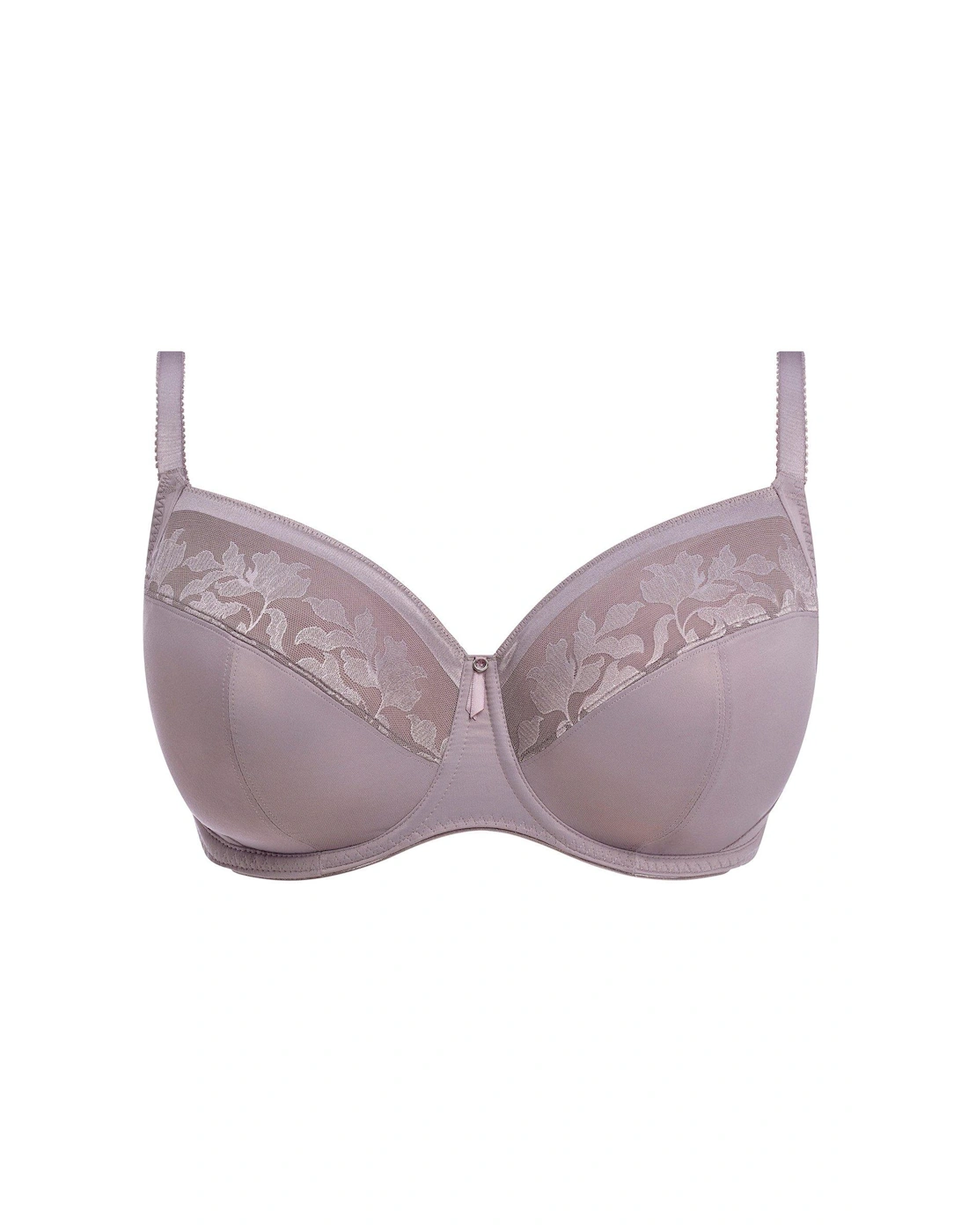 Illusion Underwired Side Support Bra - Grey